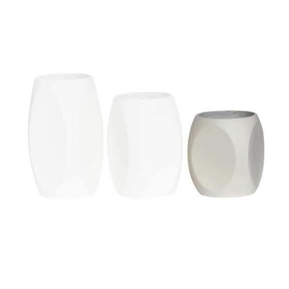 Vase-4 Βάζο Cement, Απόχρωση Beige Φ33x40cm