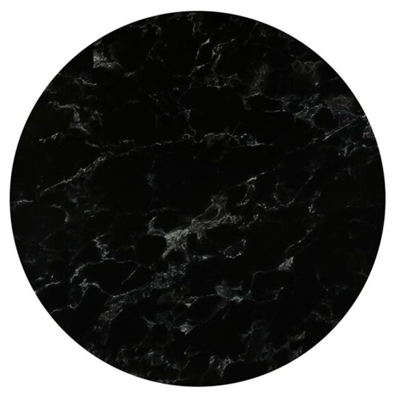 Hpl (High Pressure Laminated) Επιφάνεια Τραπεζιού Απόχρωση Black Marble, Εξωτερικού Χώρου