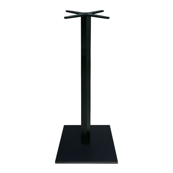 Prato-w Βάση Τραπεζιού bar 45x45cm H.93cm Μέταλλο Βαφή Μαύρο με Ρεγουλατόρο / 12,50kg
