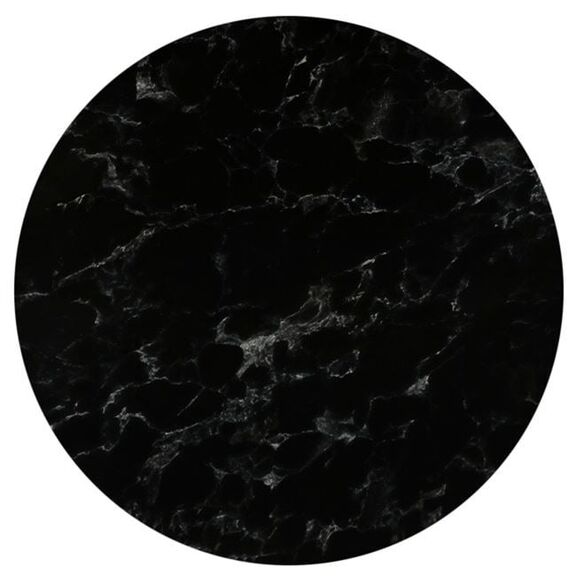 Hpl (High Pressure Laminated) Επιφάνεια Τραπεζιού Απόχρωση Black Marble, Εξωτερικού Χώρου