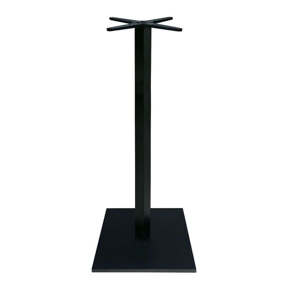 Prato-w Βάση Τραπεζιού bar 45x45cm H.93cm Μέταλλο Βαφή Μαύρο με Ρεγουλατόρο / 12,50kg