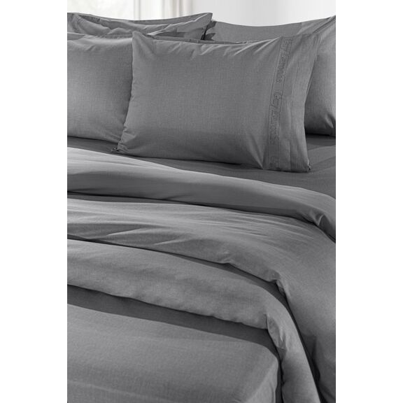 Παπλωματοθήκη Color Plus Anthracite 225x245 guy Laroche  100% Cotton Percale