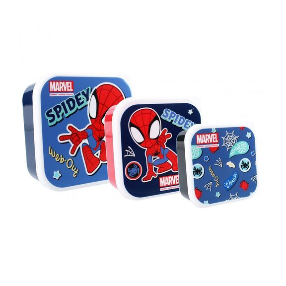 Σετ Φαγητοδοχείων (3 σε 1) Spidey "fresh Bites"
