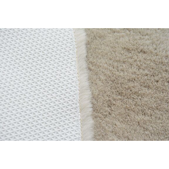 Χαλι Puffy Fc3b Beige Antislip - 067x140   με το Mέτρο