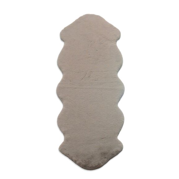 Χαλι Puffy Fc3b Beige Antislip - 067x140   με το Mέτρο