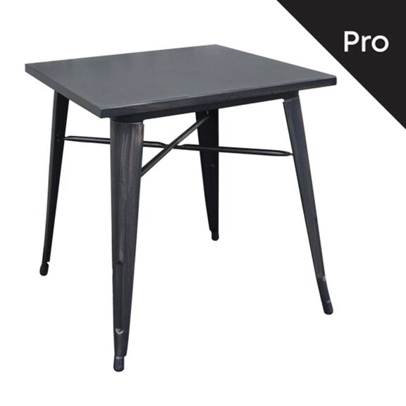 Relix Τραπέζι Dining-Pro, Μέταλλο Βαφή Antique Black