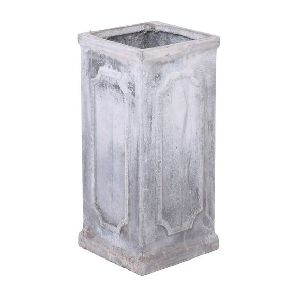 Flower pot Απόχρωση White Wash 22x22x47cm