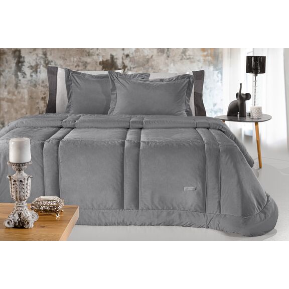 Πάπλωμα Crystal Velvet Silver 220x240 guy Laroche  100% Velvet Pol.