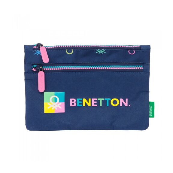 Μικρή Θήκη με 2 Φερμουάρ Benetton «cool»