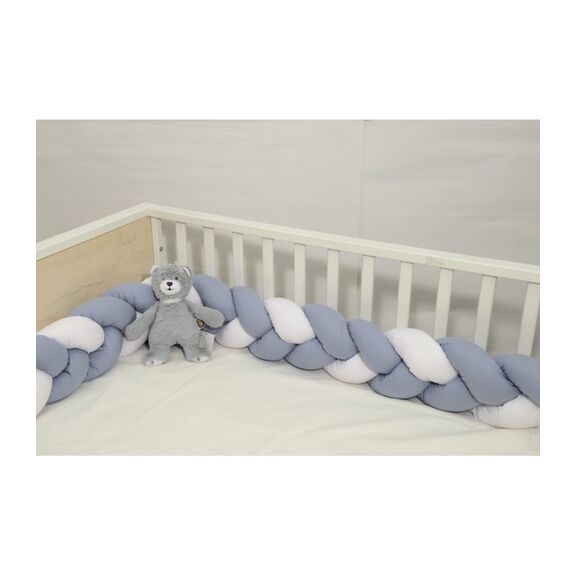 Oliver Baby Des.3170 Πλεξούδα ραφ - Λευκό Τριπλή Βαμβακερή 20x200