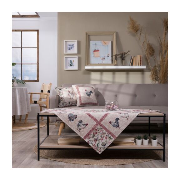 Καρέ & Τραβέρσα Rooster σετ 2 Τεμαχίων - 100x100cm & 40x100cm