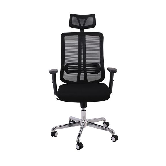 Bf9500 Πολυθρόνα Γραφείου Διευθυντή Mesh Μαύρο, Μπράτσα up-Down