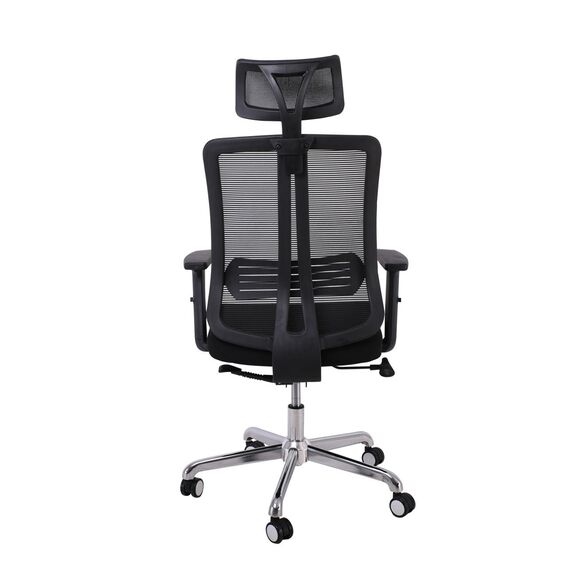 Bf9500 Πολυθρόνα Γραφείου Διευθυντή Mesh Μαύρο, Μπράτσα up-Down