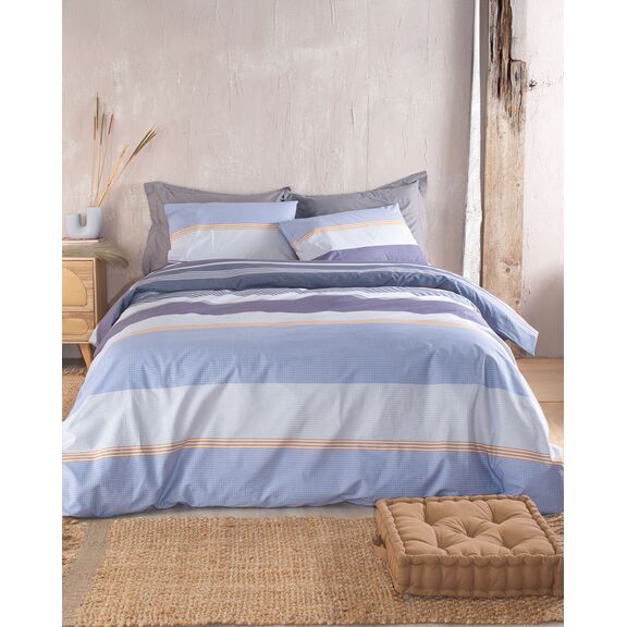 Boost Μπλε - σετ Σεντονια Diva King Size (270χ290)