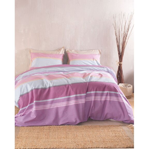 Boost ροζ - σετ Σεντονια Diva King Size (270χ290)