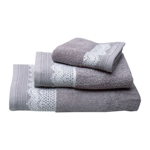 Σετ 3 Πετσέτες 30x50, 50x100, 70x140 Karla 4 Grey