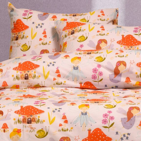 Σεντονι (Σετ 2 Τεμ.) 120χ200+32 Magic Peach Kids Line Mini(λ)
