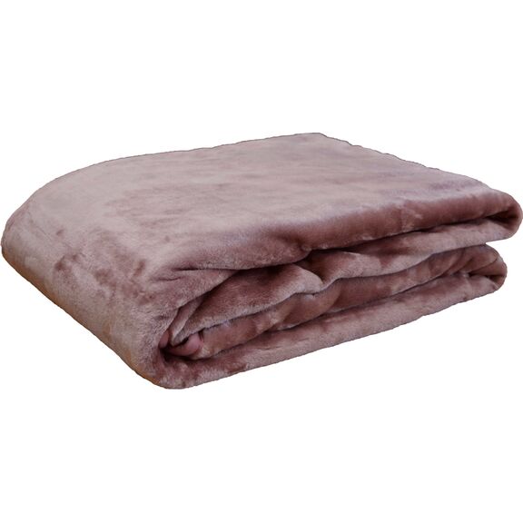 Κουβέρτα Βελουτέ King Size 240x260 2 Blush Pink