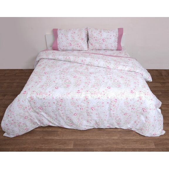 Σετ Παπλωματοθήκη Υπέρδιπλη 220x240 Border 3002