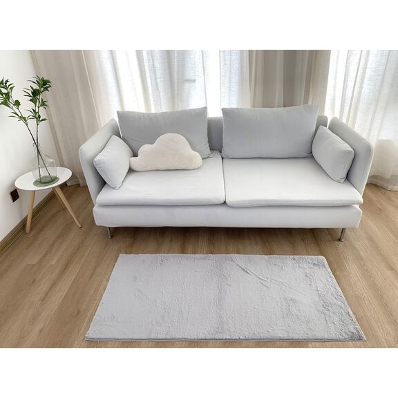 Χαλί 160x230 Γουνάκι Felicity Silver Grey