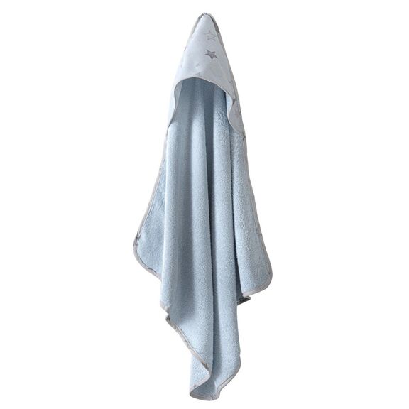 Βρεφικό Μπουρνούζι - Κάπα Orin sky 75x75 guy Laroche Light Blue 100% Cotton