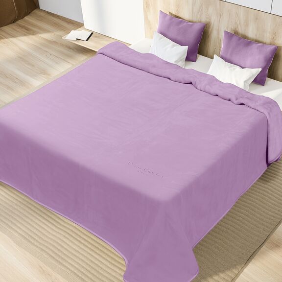 ΚΟΥΒΕΡΤΑ ΥΠΕΡΔΙΠΛΗ 220X240 PIERRE CARDIN NANCY STER 545 LILA(21)