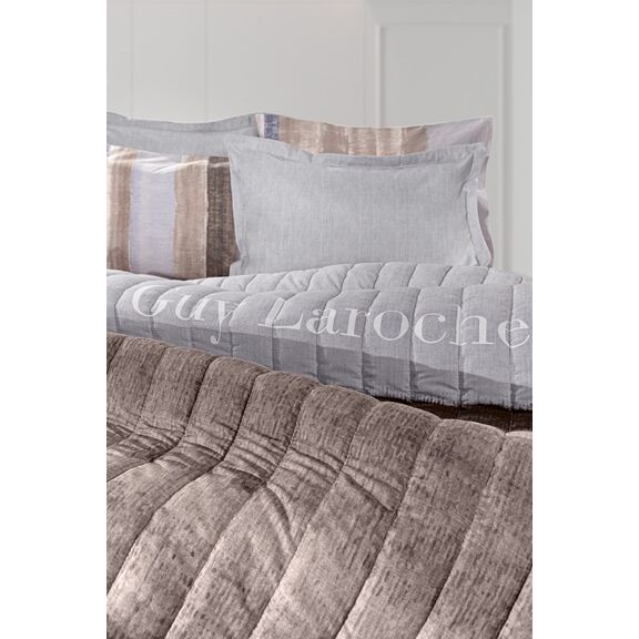 Κουβερλί Santiago Stone 220x240 guy Laroche  100% Microsuede