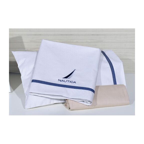 Σεντόνια Λίκνου σετ 3τεμ. 75x110 cm & 30x40 cm Design 924 Μπεζ Καρρώ