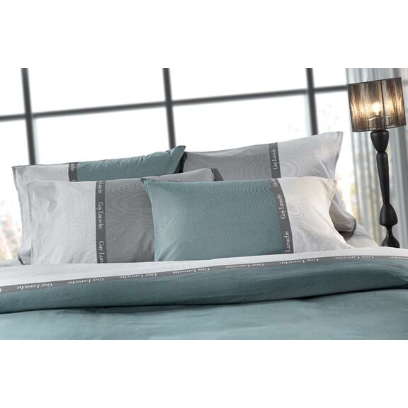 Σετ 4τμχ. Σεντόνια με Λάστιχο Memphis Aqua 170x200+32 guy Laroche  100% Cotton Percale
