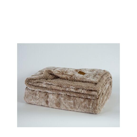 Κουβέρτα Μονή 150x220 - Cloud Cream Nima Home 150x220
