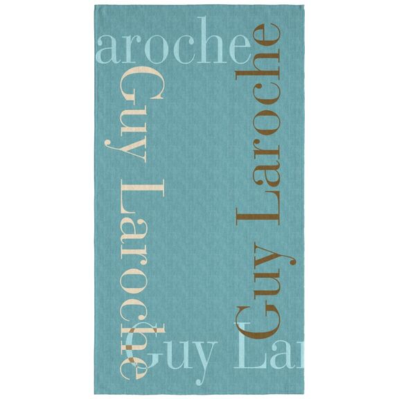 Πετσέτα Θαλάσσης Velour Printed 2501/01 100x175 guy Laroche  50% Cotton - 50% Polyester