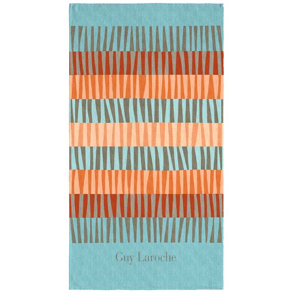 Πετσέτα Θαλάσσης Velour Printed 2504/02 100x175 guy Laroche  50% Cotton - 50% Polyester