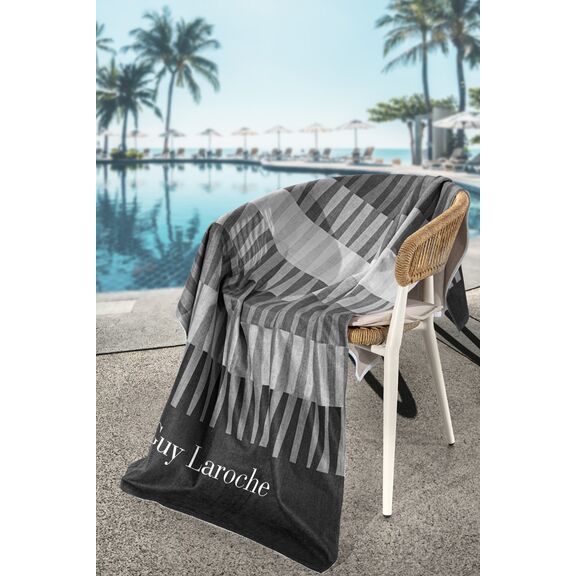 Πετσέτα Θαλάσσης Velour Printed 2504/05 100x175 guy Laroche  50% Cotton - 50% Polyester