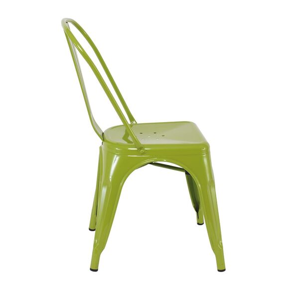 Relix Καρέκλα Στοιβαζόμενη, Μέταλλο Βαφή Lime