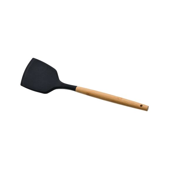 Estia Σπατουλα Bamboo Essentials Σιλικονης Μαυρη