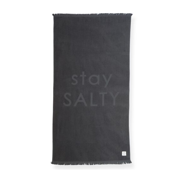 Πετσέτα Θαλάσσης 90x170 nef-nef stay salty grey 100% Βαμβάκι