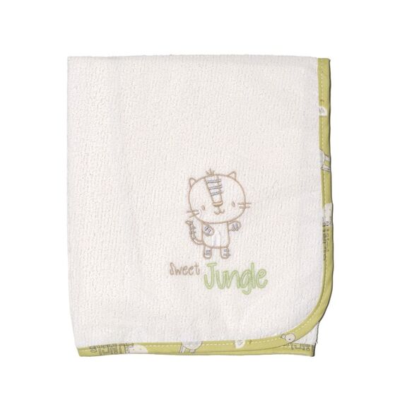 Oliver Baby Des.180 Σελτεδάκι με Κέντημα Χακί Τιγράκι 50x70 190 Γρμ/τμ