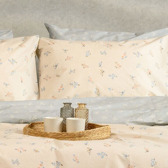 Σετ Σεντονια King Size Amour Blue/beige Ultra Line (260x270)
