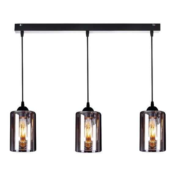 Kq 8877-3 Smog Pendant Smoked Glasses ζ2
