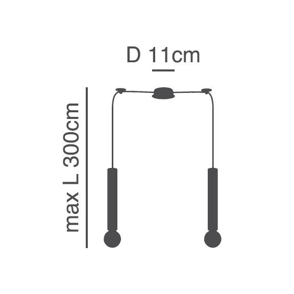 Se21-nm-5-nm2 Adept Tube Nickel mat Nickel Matt Pendant+