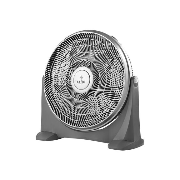 Estia Ανεμιστηρας Επιδαπεδιος Hurricane 50cm 90w Ασημι