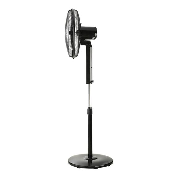 Estia Ανεμιστηρας Σταντ Επιδαπεδιος bow 40cm 60w Μαυρος με Τηλεχειριστηριο