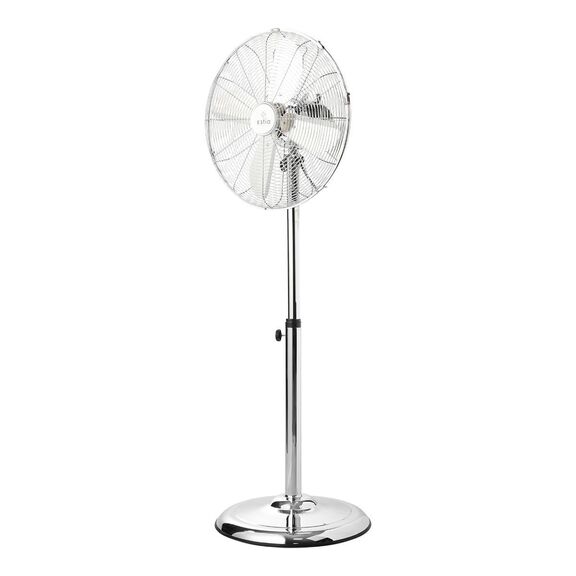 Estia Ανεμιστηρας Σταντ Επιδαπεδιος Retroflow 40cm 50w Μεταλλικος Ασημι