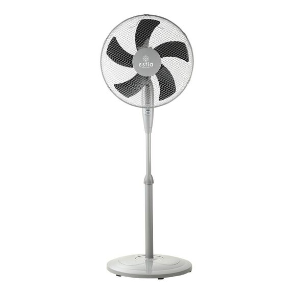 Estia Ανεμιστηρας Σταντ Επιδαπεδιος Aeropulse 40cm 50w με Στρογγyλη Βαση Βαρεως Τυπου Γκρι