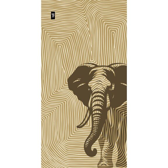 Πετσέτα Θαλάσσης Printed 04 80x160 Feel and Touch  83% Polyester - 17% Polyamide