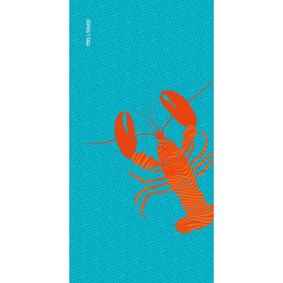 Πετσέτα Θαλάσσης Printed 01 80x160 Feel and Touch  83% Polyester - 17% Polyamide