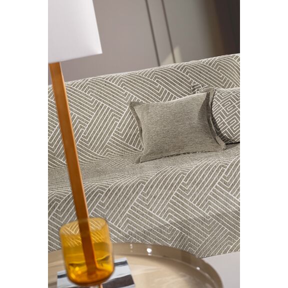 Ριχτάρι Goya Taupe 180x150 (Πολυθρόνα) guy Laroche  37% Cotton-21%polyester-42% Acrylic