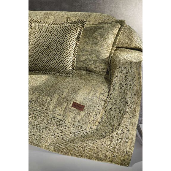 Ριχτάρι Nobel Olive 1θέσιος 180x150 guy Laroche  37% Cotton-21%polyester-42% Acrylic