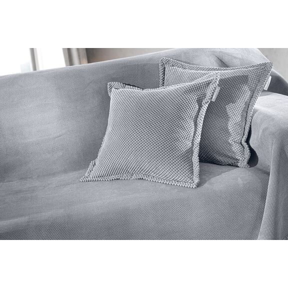 Ριχτάρι Καναπέ Rubicon Silver (Τριθέσιος) 170x300 guy Laroche  100% Fine Microfiber