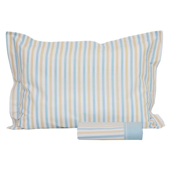 Μαξιλαροθήκη 35x40+4 Baby mix & Match 73 Σιέλ